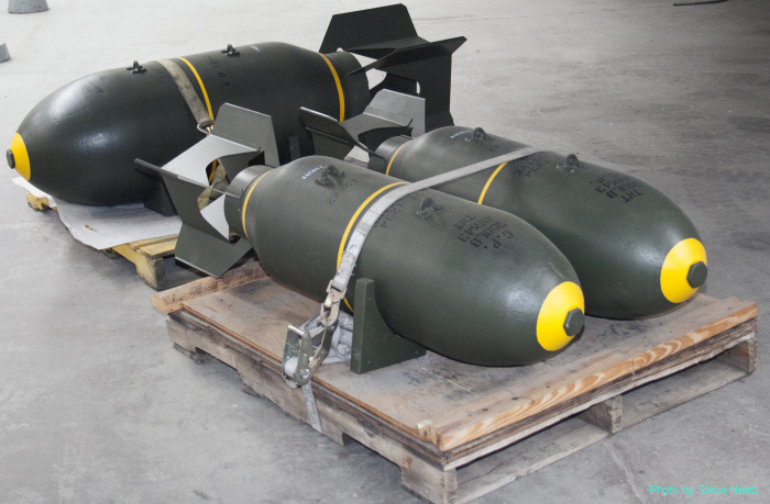 500-pound GP bombs (multiple)