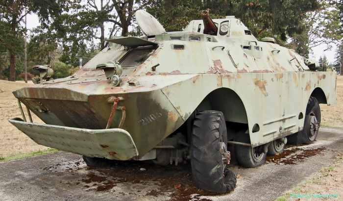 BRDM-2 amphibious armored scout car