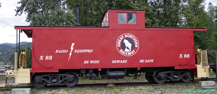 Caboose #X88 (Libby MT)