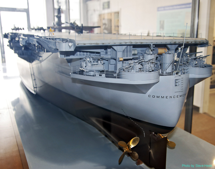 USS Commencement Bay CVE-105; model