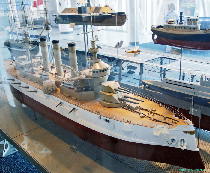 USS Virginia BB-13; model
