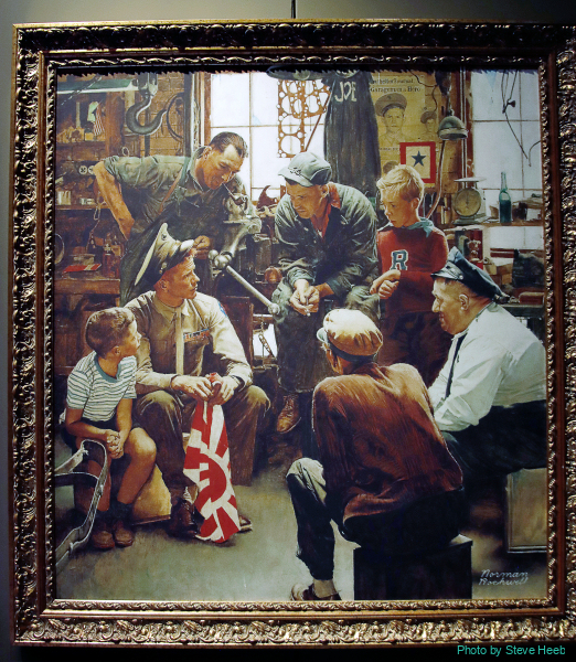 Norman Rockwell Painting