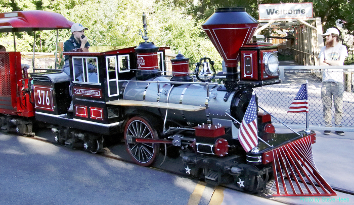 Miniature 4-2-4 "CP Huntington" (Salt Lake City)